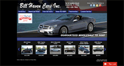 Desktop Screenshot of billhavencars.com